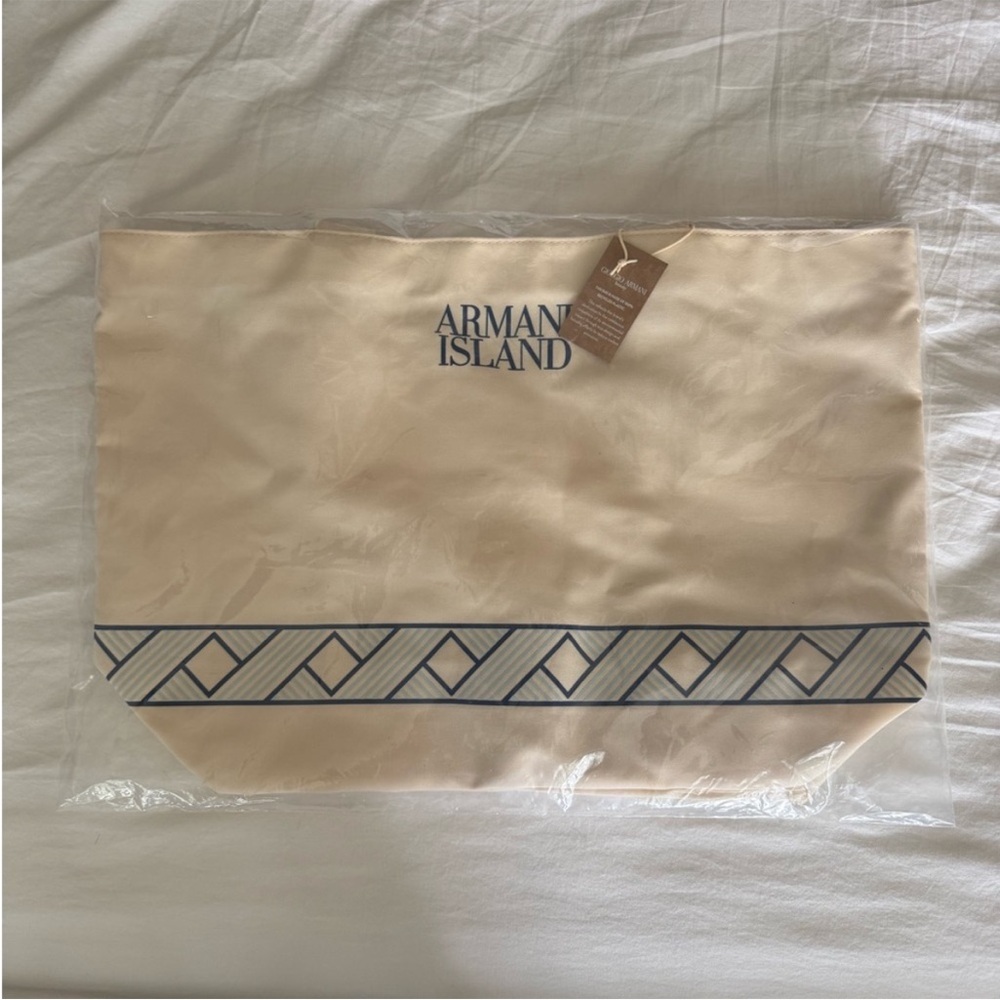 Giorgio Armani Cream Fragrance Tote